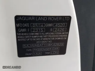2017 Jaguar F-TYPE Premium with VIN SAJWA6AT1H8K42829, listed as a Copart auction lot 44786705 with 84,151 mi miles and Salvage Title. Bid and sale history available at carsss.com. Image 15.