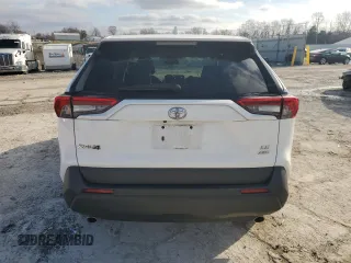 2023 Toyota RAV4 LE with VIN 2T3F1RFV3PC348025, listed as a Copart auction lot 43995355 with 46,155 mi miles and Salvage Title. Bid and sale history available at carsss.com. Image 6.