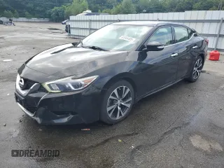 2017 Nissan Maxima SR with VIN 1N4AA6AP8HC407192, listed as a Copart auction lot 63944405 with 54,874 mi miles and Clean title. Bid and sale history available at DreamBid. Image 1.
