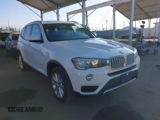 2017 BMW X3 xDrive28i z VIN 5UXWX9C52H0T03437, wystawiony jako IAAI lot #42286639 z przebiegiem 96 697 mil mil oraz . Historia ofert i sprzedaży dostępna na DreamBid. Obrazek 1.