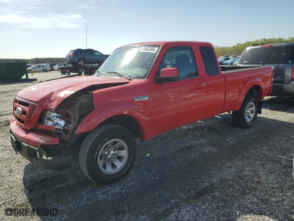 2006 Ford Ranger STX with VIN 1FTYR44E26PA41400, listed as a Copart auction lot 49903265 with 148,954 mi miles and Salvage Title. Bid and sale history available at carsss.com. Image 1.