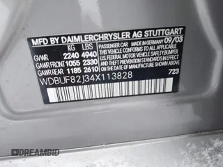 2004 Mercedes-Benz E 320 with VIN WDBUF82J34X113828, listed as a IAAI auction lot 41280495 with Not Provided miles and . Bid and sale history available at DreamBid. Image 9.