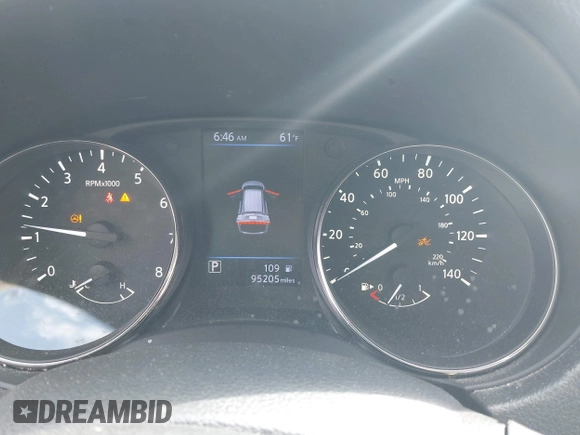 2018 Nissan Rogue SV with VIN KNMAT2MT2JP598306, listed as a IAAI auction lot 42044699 with 95,205 mi miles and . Bid and sale history available at carsss.com. Image 7.