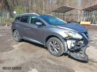 2015 Nissan Murano Platinum with VIN 5N1AZ2MH0FN217772, listed as a IAAI auction lot 41918231 with 168,952 mi miles. Bid and sale history available at carsss.com. Image 1.