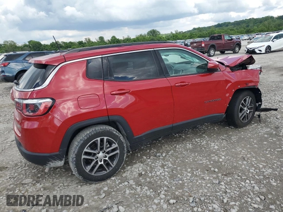 2017 Jeep Compass Latitude z VIN 3C4NJDBB1HT665979, wystawiony jako Copart lot #56522185 z przebiegiem 69 646 mil mil oraz Szkoda całkowita • Salvage title. Historia ofert i sprzedaży dostępna na DreamBid. Obrazek 3.