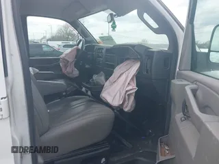2019 Chevrolet Express Cargo Van with VIN 1GCWGAFG1K1301406, listed as a IAAI auction lot 41754424 with 156,602 mi miles. Bid and sale history available at carsss.com. Image 5.