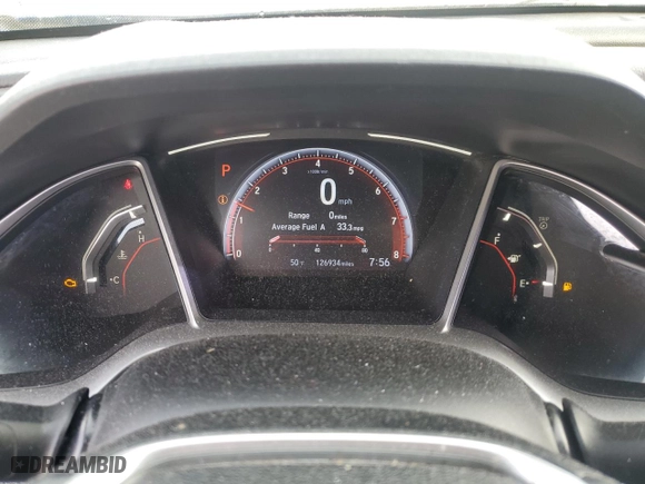2019 Honda Civic Sedan Sport with VIN 19XFC2F8XKE008109, listed as a Copart auction lot 47468085 with 126,934 mi miles and Salvage Title. Bid and sale history available at carsss.com. Image 9.
