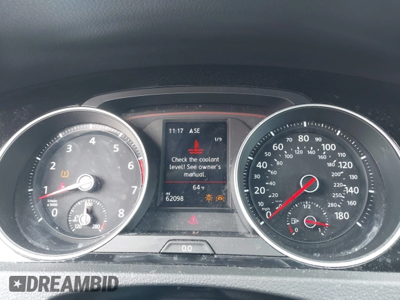 2019 Volkswagen GTI S z VIN 3VW5T7AU8KM038287, wystawiony jako IAAI lot #42189424 z przebiegiem 62 098 mil mil oraz . Historia ofert i sprzedaży dostępna na DreamBid. Obrazek 7.