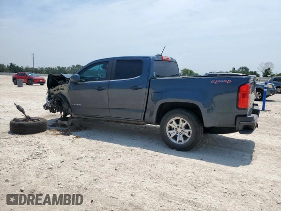 2020 Chevrolet Colorado 4WD LT with VIN 1GCGTCEN2L1102779, listed as a Copart auction lot 57091205 with 95,150 mi miles and Salvage title. Bid and sale history available at DreamBid. Image 2.