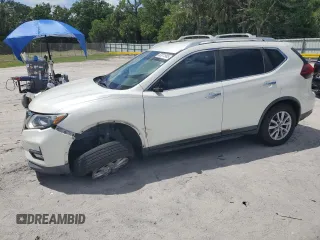 2018 Nissan Rogue S with VIN KNMAT2MT9JP608961, listed as a Copart auction lot 52911905 with 123,500 mi miles and Non Repairable. Bid and sale history available at carsss.com. Image 1.