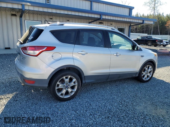 2014 Ford Escape Titanium with VIN 1FMCU0JX7EUD66921, listed as a Copart auction lot 50502105 with 170,624 mi miles and Salvage Title. Bid and sale history available at carsss.com. Image 3.