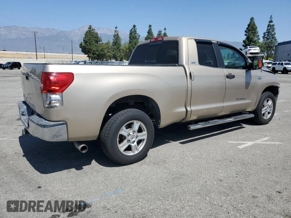 2007 Toyota Tundra SR5 with VIN 5TBRT54167S450458, listed as a Copart auction lot 52242335 with 179,283 mi miles and Salvage title. Bid and sale history available at DreamBid. Image 3.