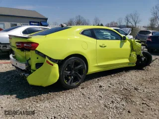 2021 Chevrolet Camaro 2LT with VIN 1G1FD1RS4M0111707, listed as a Copart auction lot 48641644 with 27,565 mi miles and Non Repairable. Bid and sale history available at carsss.com. Image 3.
