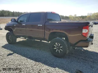 2015 Toyota Tundra 4WD Truck Platinum with VIN 5TFAW5F16FX435511, listed as a Copart auction lot 49700085 with 111,900 mi miles and Salvage Title. Bid and sale history available at carsss.com. Image 2.