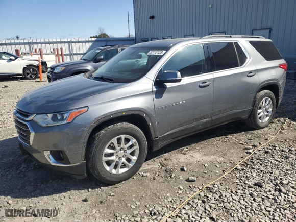2019 Chevrolet Traverse LT Cloth with VIN 1GNEVGKW7KJ298214, listed as a Copart auction lot 52110105 with 89,129 mi miles and Salvage Title. Bid and sale history available at carsss.com. Image 1.