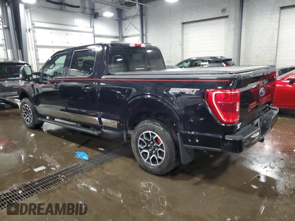 2022 Ford F-150 XL with VIN 1FTFW1E82NFA29355, listed as a Copart auction lot 60212125 with 89,709 mi miles and Salvage title. Bid and sale history available at DreamBid. Image 2.