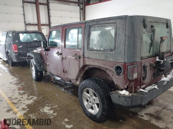 2009 Jeep Wrangler Unlimited X with VIN 1J4GZ39159L718649, listed as a IAAI auction lot 41395033 with 289,574 mi miles. Bid and sale history available at carsss.com. Image 3.