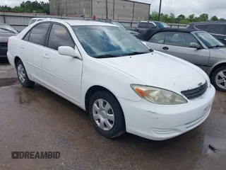 2004 Toyota Camry LE with VIN 4T1BE32K84U340887, listed as a IAAI auction lot 42143000 with Not Provided miles and . Bid and sale history available at DreamBid. Image 1.