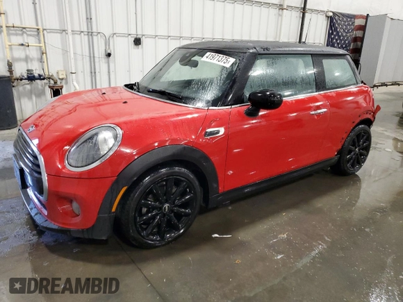 2021 MINI Hardtop Cooper with VIN WMWXR3C00M2N27769, listed as a Copart auction lot 41971375 with 154,596 mi miles and Salvage title. Bid and sale history available at DreamBid. Image 1.