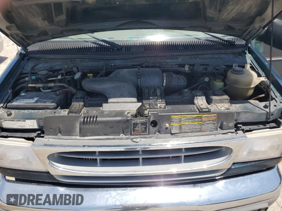 1998 Ford Econoline Passenger XL with VIN 1FMRE11L0WHA00514, listed as a Copart auction lot 64441065 with 111,243 mi miles and Salvage title. Bid and sale history available at DreamBid. Image 11.