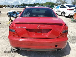 2011 Mercedes-Benz SLK-Class SLK 300 with VIN WDBWK5EA6BF241207, listed as a Copart auction lot 69335134 with 60,535 mi miles and Non Repairable. Bid and sale history available at carsss.com. Image 6.