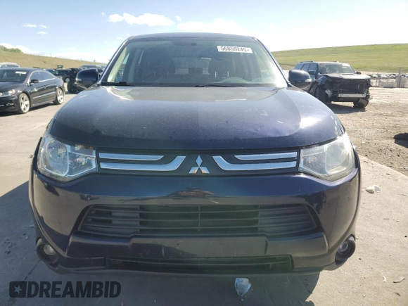 2014 Mitsubishi Outlander SE z VIN JA4AZ3A36EZ003146, wystawiony jako Copart lot #56856245 z przebiegiem 163 958 mil mil oraz Szkoda całkowita • Salvage title. Historia ofert i sprzedaży dostępna na DreamBid. Obrazek 5.