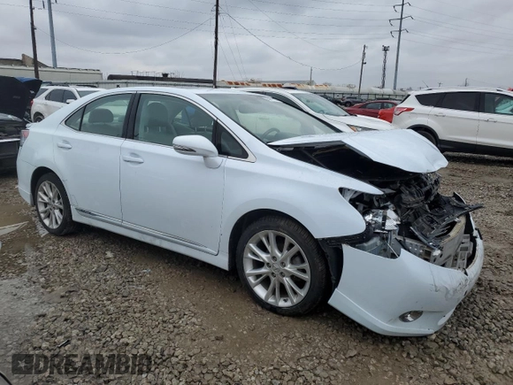 2010 Lexus HS 250h with VIN JTHBB1BA0A2026729, listed as a Copart auction lot 85671574 with 164,136 mi miles and Salvage Title. Bid and sale history available at DreamBid. Image 4.