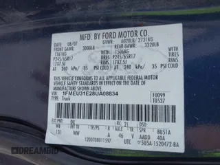 2008 Ford Explorer Sport Trac XLT с VIN 1FMEU31E28UA08834, выставлен на аукционе IAAI как лот 42457560 с пробегом Не указан миль и . История ставок и продаж доступна на DreamBid. Изображение 9.
