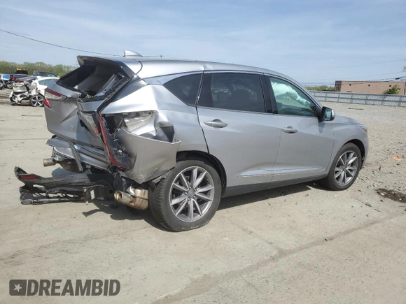 2019 Acura RDX Technology с VIN 5J8TC2H57KL015064, выставлен на аукционе Copart как лот 54500695 с пробегом Не указан миль и Списание • Salvage title. История ставок и продаж доступна на DreamBid. Изображение 3.
