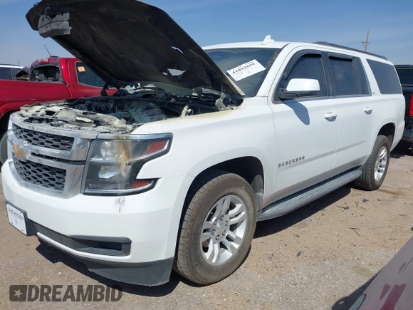 2018 Chevrolet Suburban LT with VIN 1GNSKHKC5JR104240, listed as a IAAI auction lot 41892859 with Not Provided miles and . Bid and sale history available at DreamBid. Image 2.