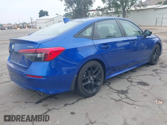 2023 Honda Civic Sport with VIN 2HGFE2F57PH508645, listed as a IAAI auction lot 42346761 with 28,748 mi miles and . Bid and sale history available at DreamBid. Image 4.