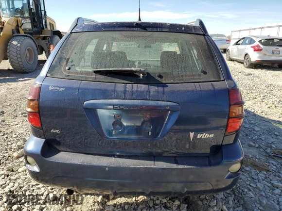 2005 Pontiac Vibe with VIN 5Y2SM63895Z441016, listed as a Copart auction lot 77203554 with 299,999 mi miles and Clean Title. Bid and sale history available at carsss.com. Image 6.