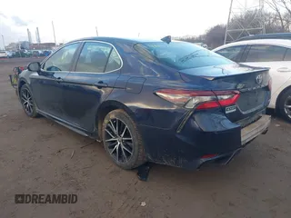 2021 Toyota Camry SE Nightshade with VIN 4T1G11AK4MU483214, listed as a IAAI auction lot 41487326 with 102,205 mi miles and . Bid and sale history available at DreamBid. Image 3.