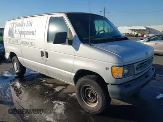 2001 Ford Econoline Cargo Commercial with VIN 1FTNE24L91HA47845, listed as a IAAI auction lot 40928145 with 227,427 mi miles and . Bid and sale history available at carsss.com. Image 1.