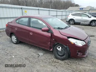 2017 Mitsubishi Mirage ES with VIN ML32F3FJ1HHF13902, listed as a Copart auction lot 84764884 with 107,235 mi miles and Salvage title. Bid and sale history available at DreamBid. Image 4.