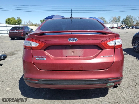 2014 Ford Fusion Energi Titanium with VIN 3FA6P0SU0ER302052, listed as a Copart auction lot 50298605 with 127,292 mi miles and Salvage Title. Bid and sale history available at carsss.com. Image 6.