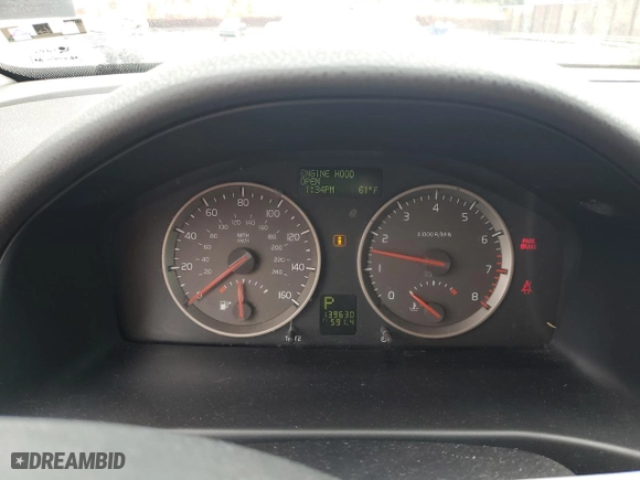 2007 Volvo S40 2.4L with VIN YV1MS390972300743, listed as a Copart auction lot 76358664 with 139,630 mi miles and Salvage Title. Bid and sale history available at carsss.com. Image 9.