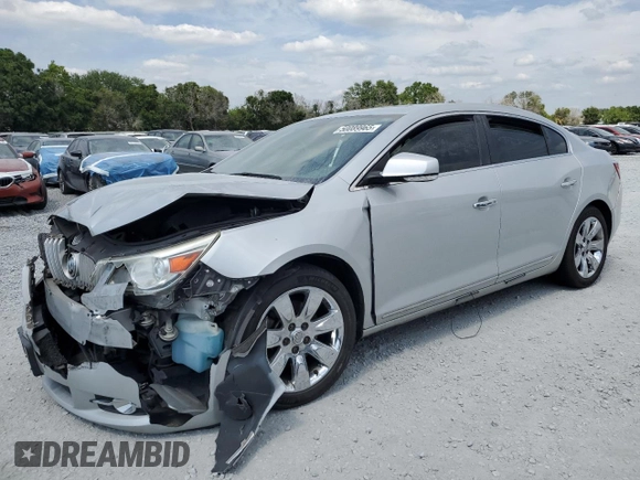 2012 Buick LaCrosse Premium 3 with VIN 1G4GH5E32CF141043, listed as a Copart auction lot 50089965 with 185,515 mi miles and Salvage title. Bid and sale history available at DreamBid. Image 1.