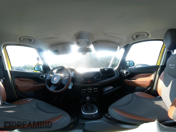 2014 FIAT 500L Trekking with VIN ZFBCFADH6EZ021166, listed as a IAAI auction lot 42392165 with 96,035 mi miles and . Bid and sale history available at DreamBid. Image 19.