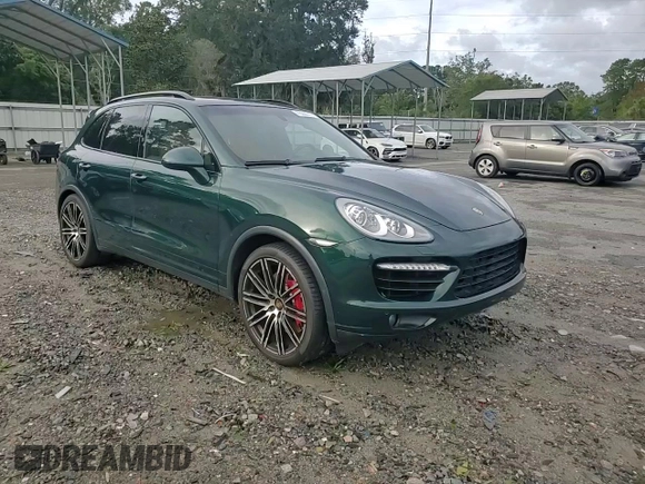 2012 Porsche Cayenne Turbo with VIN WP1AC2A25CLA80579, listed as a Copart auction lot 73360714 with 88,302 mi miles and Salvage title. Bid and sale history available at DreamBid. Image 12.