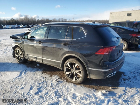 2024 Volkswagen Tiguan SEL R-Line with VIN 3VV4B7AX9RM109679, listed as a Copart auction lot 85866034 with 46,957 mi miles and Salvage Title. Bid and sale history available at carsss.com. Image 2.