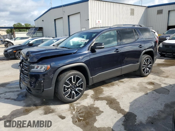 2021 GMC Acadia SLE z VIN 1GKKNKLA5MZ175425, wystawiony jako Copart lot #53749235 z przebiegiem 94 105 mil mil oraz Szkoda całkowita • Salvage title. Historia ofert i sprzedaży dostępna na DreamBid. Obrazek 1.