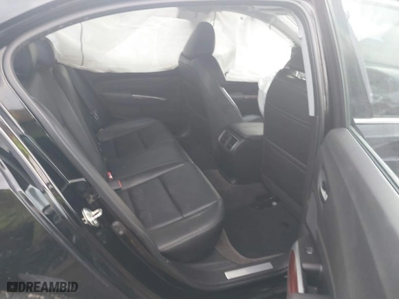 2015 Acura TLX V6 Tech with VIN 19UUB2F55FA010487, listed as a IAAI auction lot 41524969 with 157,888 mi miles. Bid and sale history available at carsss.com. Image 8.