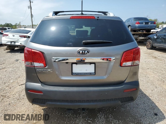 2012 Kia Sorento LX with VIN 5XYKT4A20CG200897, listed as a Copart auction lot 50878175 with 120,145 mi miles and Salvage Title. Bid and sale history available at carsss.com. Image 6.
