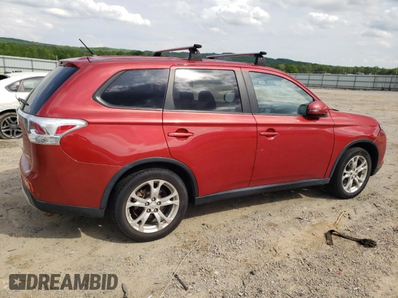 2015 Mitsubishi Outlander SE with VIN JA4AD3A35FZ010749, listed as a Copart auction lot 54597355 with 103,053 mi miles and Salvage title. Bid and sale history available at DreamBid. Image 3.