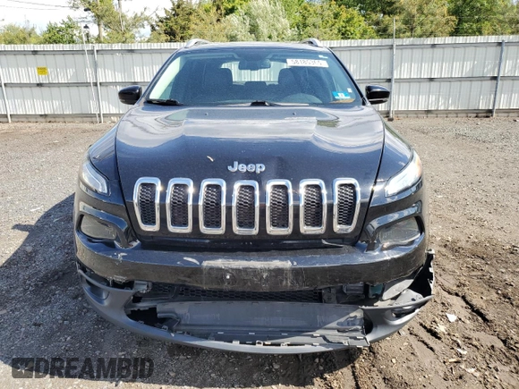 2018 Jeep Cherokee Latitude Plus with VIN 1C4PJMLX7JD502235, listed as a Copart auction lot 58185365 with 53,963 mi miles and Salvage title. Bid and sale history available at DreamBid. Image 5.