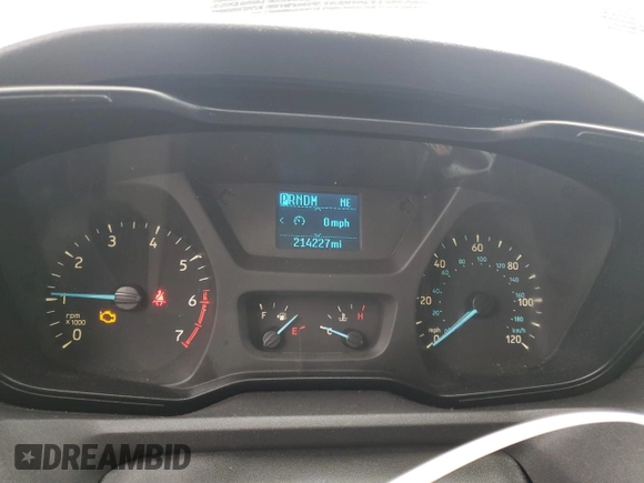 2016 Ford Transit Cargo with VIN 1FTYR2CG9GKA15172, listed as a Copart auction lot 87537575 with 214,227 mi miles and Salvage title. Bid and sale history available at DreamBid. Image 9.