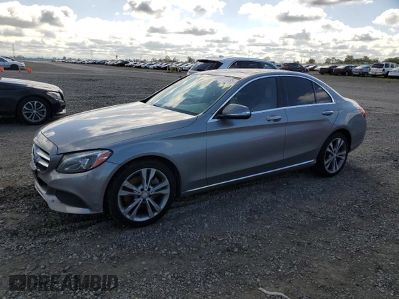 2015 Mercedes-Benz C 300 Luxury with VIN 55SWF4KB3FU023876, listed as a Copart auction lot 51646055 with 192,852 mi miles and Salvage Title. Bid and sale history available at DreamBid. Image 1.