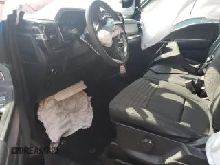 2021 Ford F-150 XL with VIN 1FTEX1EP8MFC94005, listed as a Copart auction lot 57518465 with 32,149 mi miles and Salvage title. Bid and sale history available at DreamBid. Image 7.