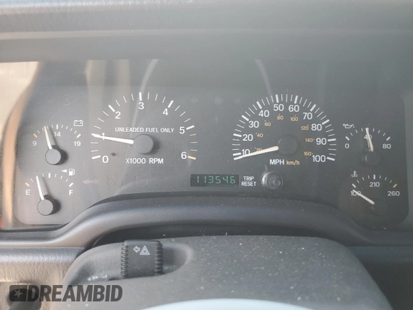 1998 Jeep Cherokee Sport with VIN 1J4FJ68S8WL116368, listed as a Copart auction lot 59228735 with 113,546 mi miles and Salvage title. Bid and sale history available at DreamBid. Image 9.